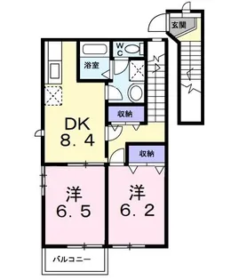 アトラスA【2階】の間取り