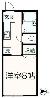 パークハイム多摩【2階】の間取り