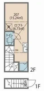 サークルハウス谷在家【2階】の間取り