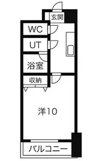 セレブランド堀田駅前【6階】の間取り
