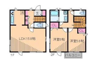 神奈川県横浜市港北区下田町3【アパート】の間取り