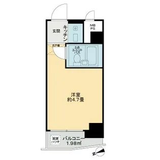 シティプラザ南麻布【5階】の間取り