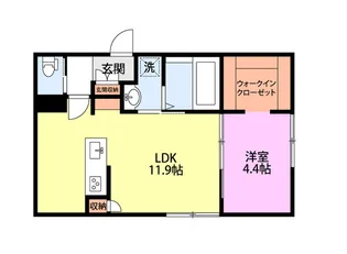 SOLANA O.K.A【1階】の間取り