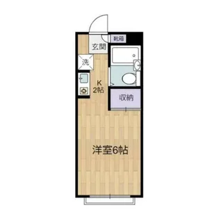 パールハイム2【1階】の間取り