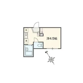MELDIA海老名【3階】の間取り