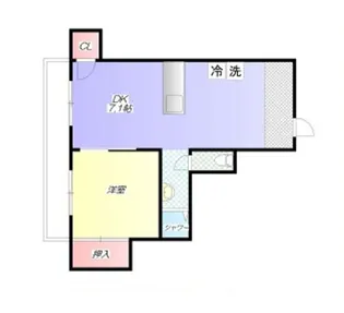 ドルチェやの【2階】の間取り