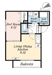 西原2丁目新築アパート【2階】の間取り