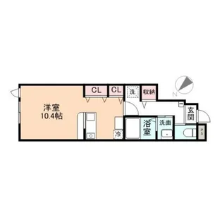 プレッシャス今泉【1階】の間取り