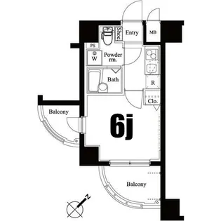ハーモニーレジデンス横浜【3階】の間取り