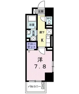 東京都国立市東3【マンション】の間取り