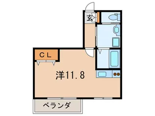ヒ-ロ-マンション青木【2階】の間取り