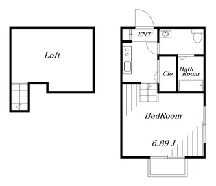 千葉県千葉市花見川区花園町【アパート】の間取り