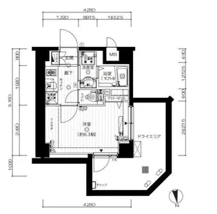 ラ・シード馬込レフィナード【1階】の間取り