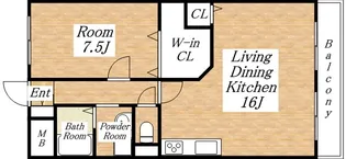 セレニティ南巽【8階】の間取り