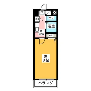 ヤマトマンション澄池【3階】の間取り