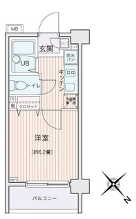 エコロジー都立大学レジデンス【4階】の間取り