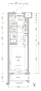 エストゥルース亀戸【1階】の間取り