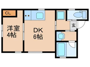 グリーンブーメラン【2階】の間取り