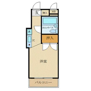 サンパレス花小金井【3階】の間取り