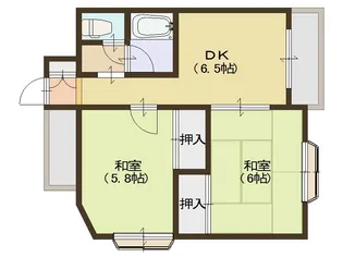 大阪府大阪市住之江区西加賀屋3【マンション】の間取り