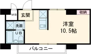 アパルトマン喜美よし【1階】の間取り