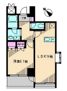 グリーンリーフ オオツカ【4階】の間取り