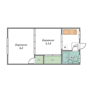 田島ハウス【2階】の間取り