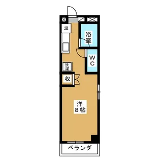 へんぜるハイツ【5階】の間取り