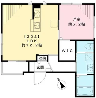 エストレヤ学芸大学【2階】の間取り