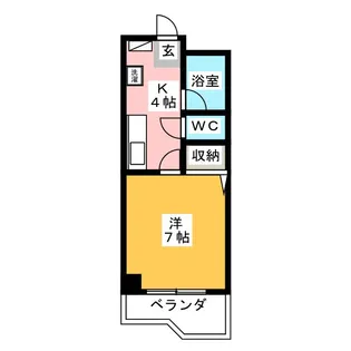 ナオイハイツ【1階】の間取り