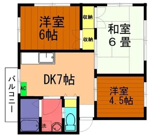 グリーンヒルズ【2階】の間取り