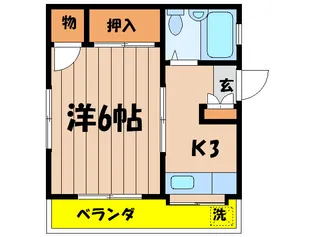 コ-ポワカマツ【1階】の間取り