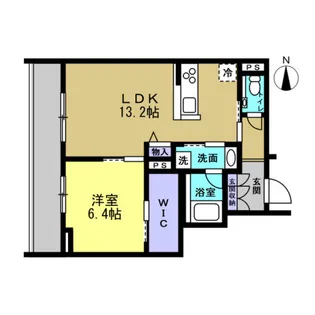 レフィシア【1階】の間取り