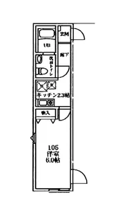 カーサ・リラッソ【1階】の間取り