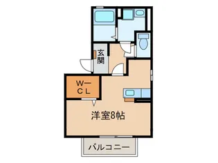 フリ-ジア【2階】の間取り