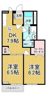 T.Mフォンティーヌ【1階】の間取り