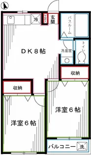 小川マンション【3階】の間取り