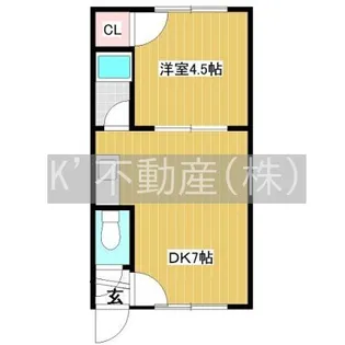 ラビットハイツ【2階】の間取り