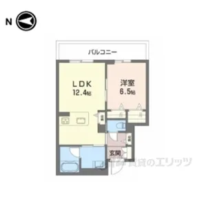 シャトードールリュミエール【2階】の間取り