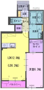 ヴェルジェ畑中【1階】の間取り