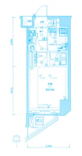 GENOVIA武蔵関公園skygarden【5階】の間取り