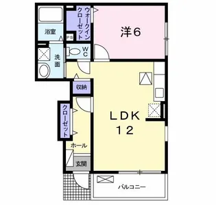 ガーデン コート′11【1階】の間取り