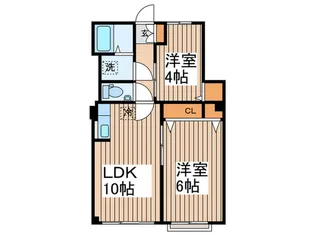 目白武蔵野マンション【2階】の間取り