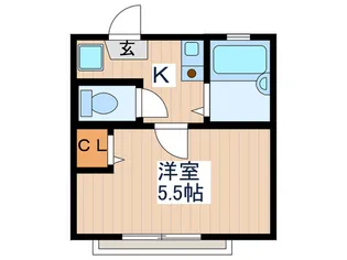 メゾン・ド・U【1階】の間取り