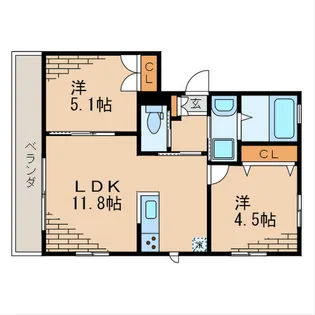 TOKI目白台【2階】の間取り