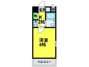 リバ-ズマンション【4階】の間取り