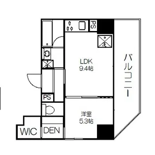 仮称 タイガーアパートメント【5階】の間取り