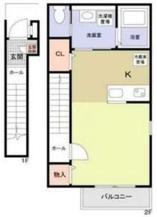 カナン【2階】の間取り