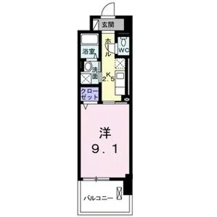 プレッサ泉中央【2階】の間取り