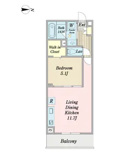 Broocklands【3階】の間取り